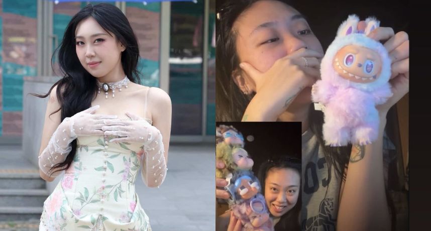 李泳知直播開箱LABUBU驚見「假貨」秒變臉！怒摔盜版還上台灣新聞：「這是真的嗎？」笑翻粉絲